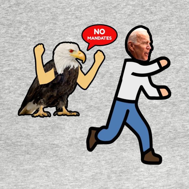 FUNNY JOE BIDEN STICKERS, SHIRTS, AND MORE NO MANDATES by KathyNoNoise